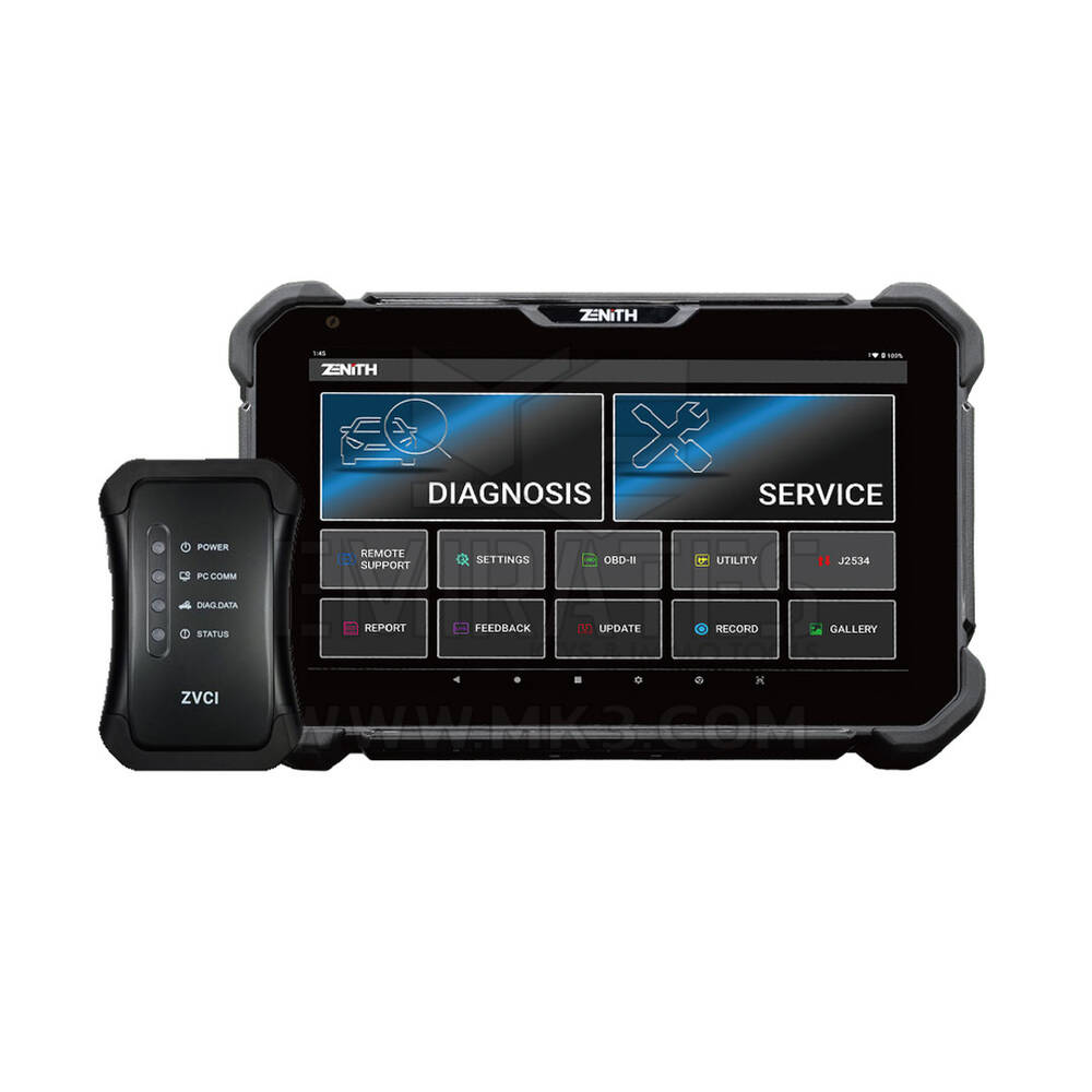 New Zenith Z7 Lite Device Diagnostic Scan Tool Legacy of Excellence with Powerful Performance and Sleek Design + Free EZDS Zenith T-shirt | Emirates Keys