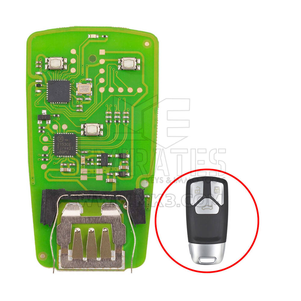 New Bundle Xhorse XDMLB0 VVDI MLB Tool Add Key VAG MLB + 5 PCs Xhorse XSMA41EN MLB Smart Remote PCB 3 Buttons with Shells| Emirates Keys