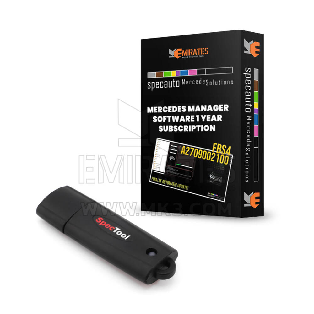 Spec-Auto Mercedes Menager Software USB Dongle + Activare