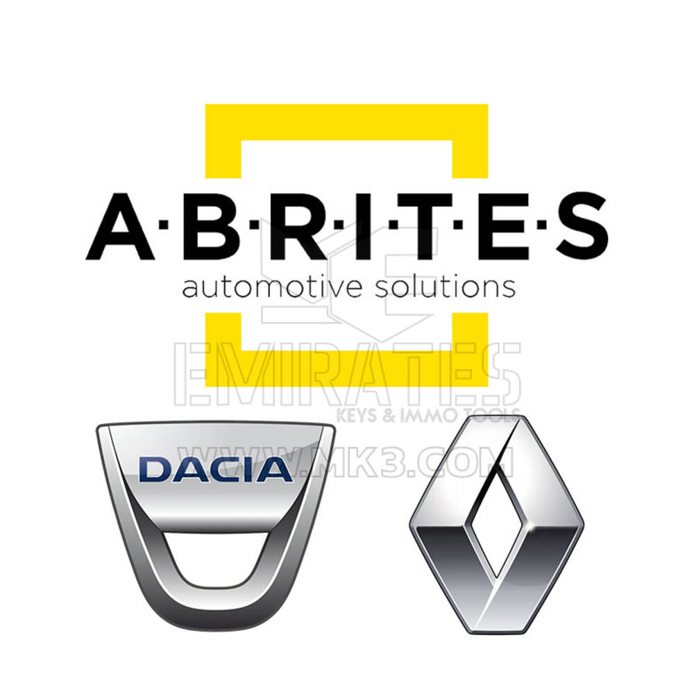 Abrites - Pacchetto software completo di programmazione delle chiavi ABRITES Renault/Dacia - MKON477 - f-2