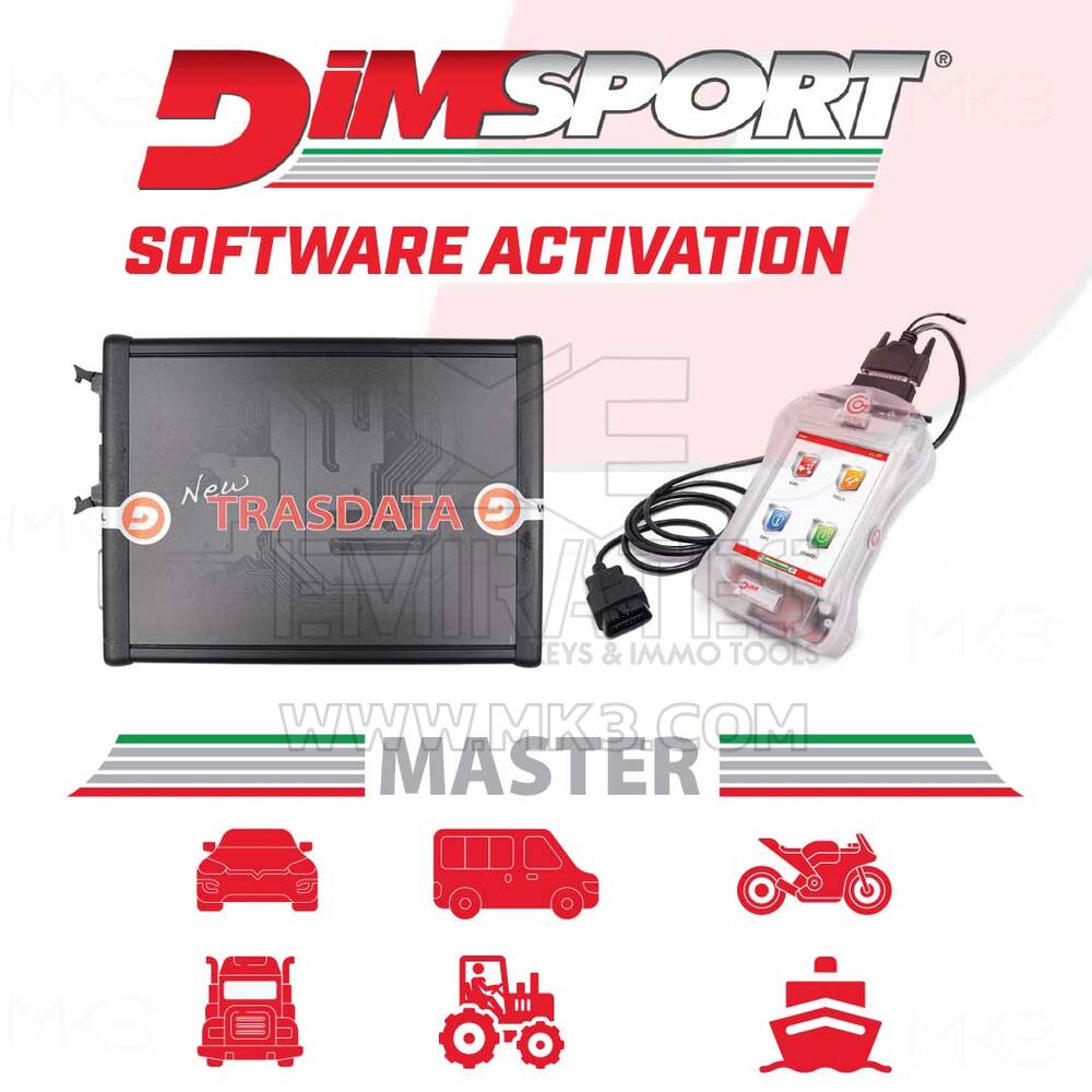 Dimsport - AV-ALL001-PR - NUOVO GENIUS E NUOVO TRASDATA MASTER DI TUTTI I VEICOLI Attivazione