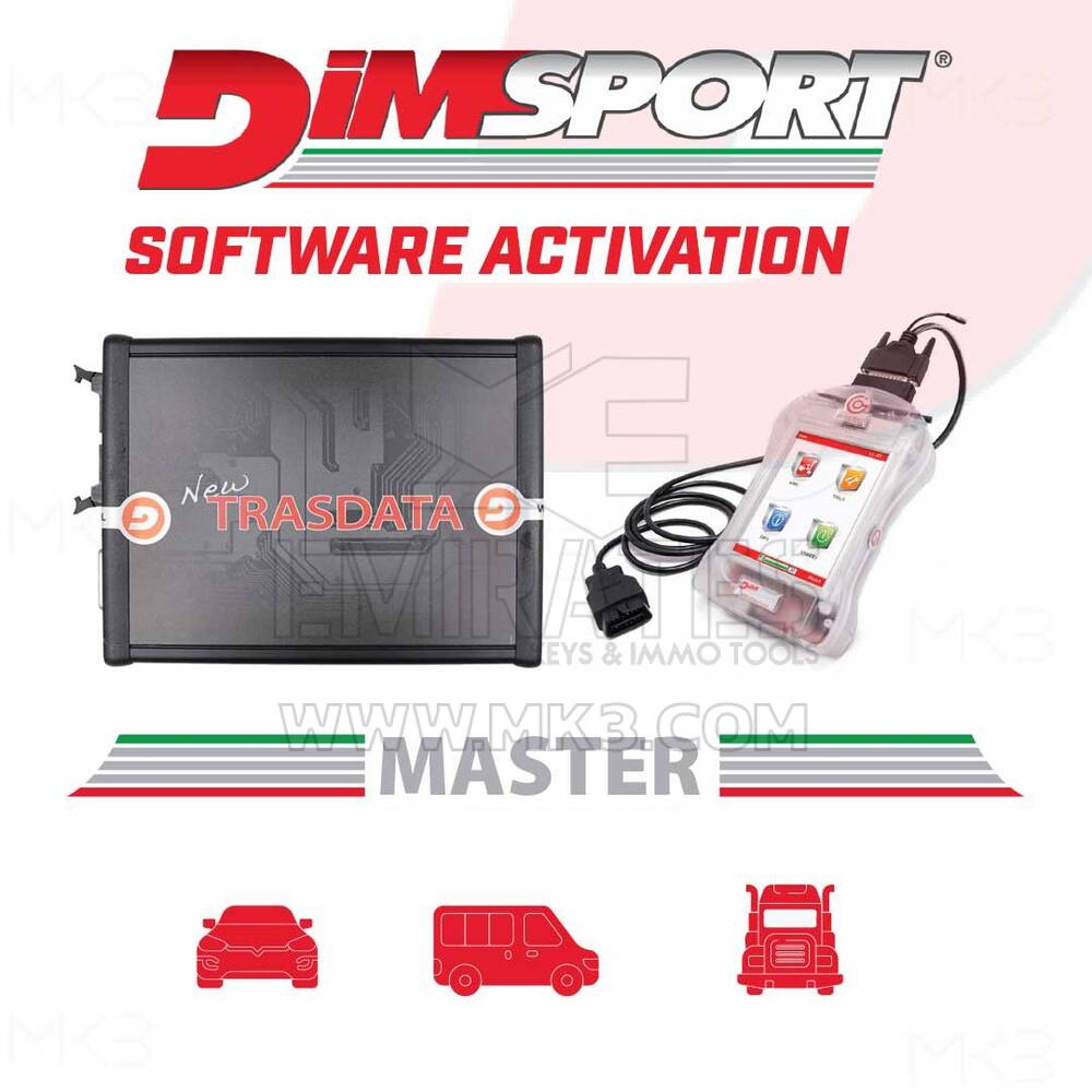 Dimsport - AV-ALL001T-PR - Activación de NUEVOS CAMIÓNES, AUTOBUSES Y VEHÍCULOS COMERCIALES LIGEROS GENIUS Y TRASDATA MASTER