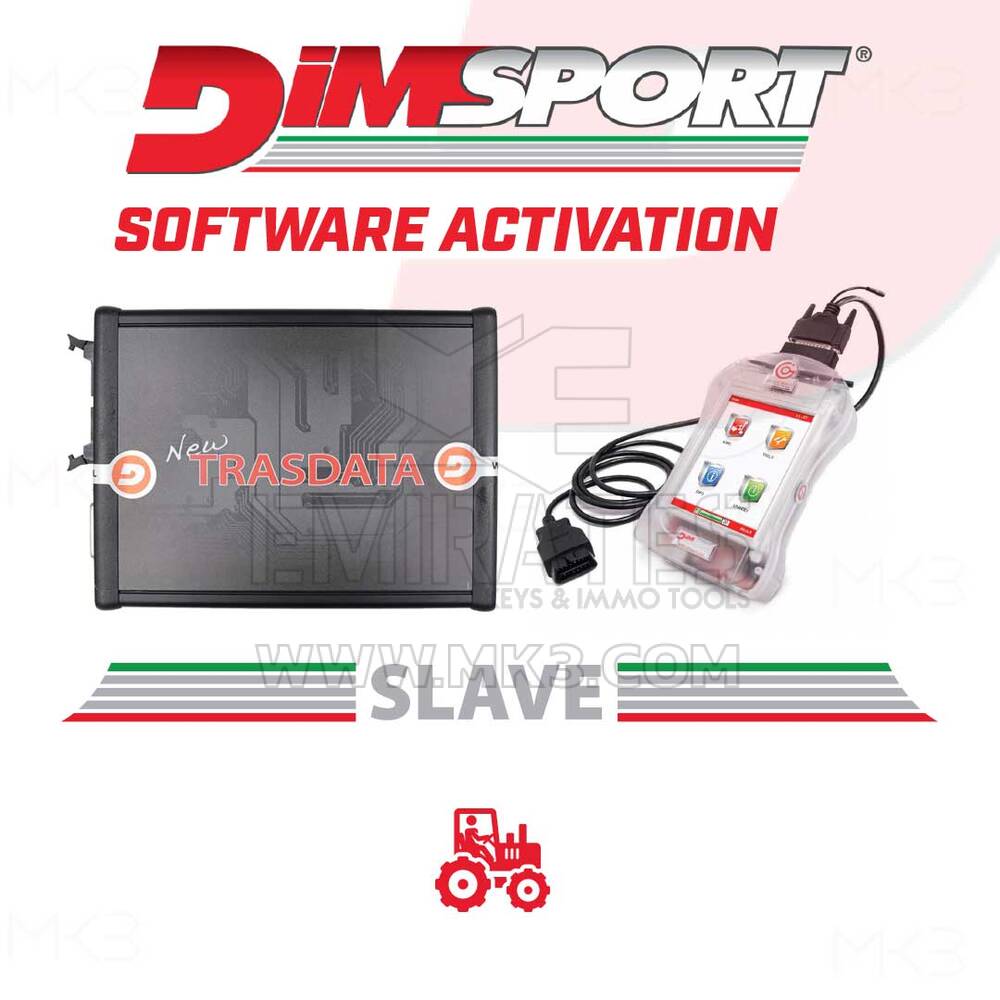 Dimsport - AV99ALL001A-PR - NEW GENIUS & NEW TRASDATA SLAVE TRACTOR.& AGRICULTURAL VEHICLE Activation
