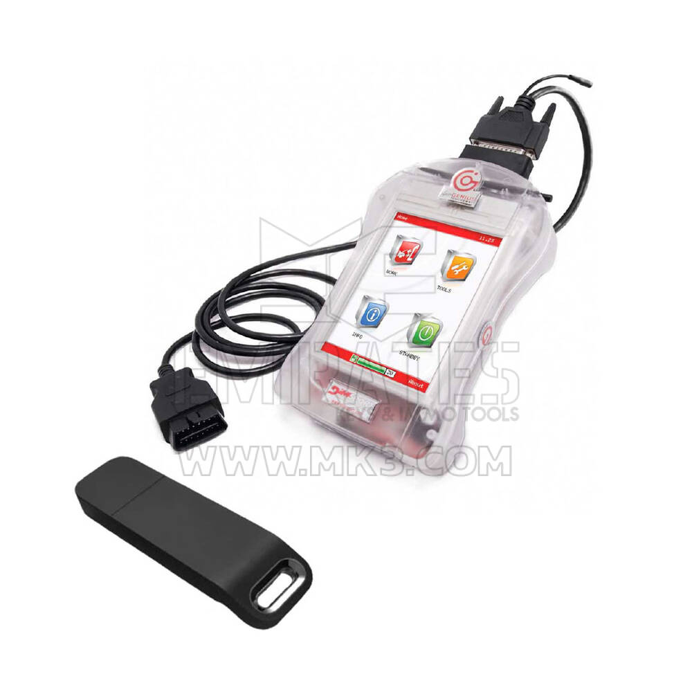 Dimsport New Genius OBDII Leitura Serial/Programação com Chave USB HASP