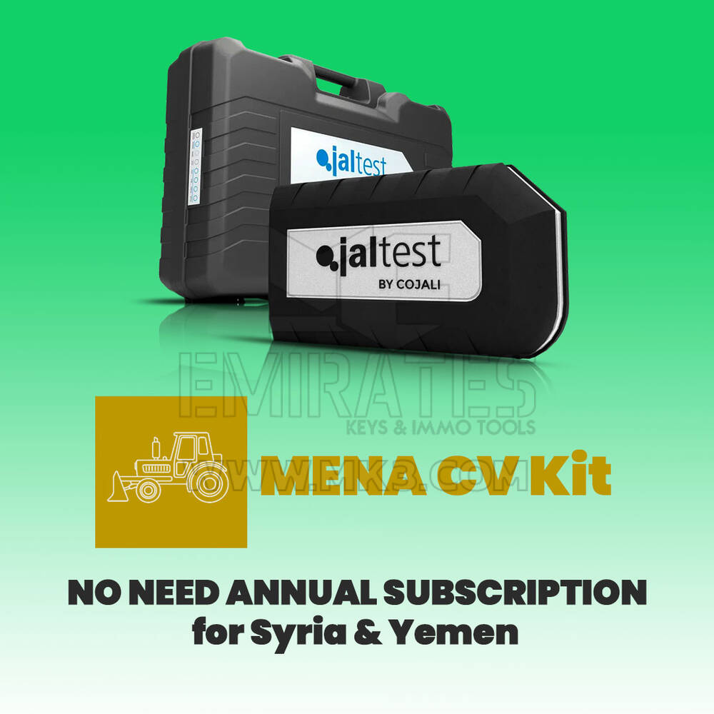 Kit de diagnostic JALTEST MENA OHW pour véhicules tout-terrain et de chantier