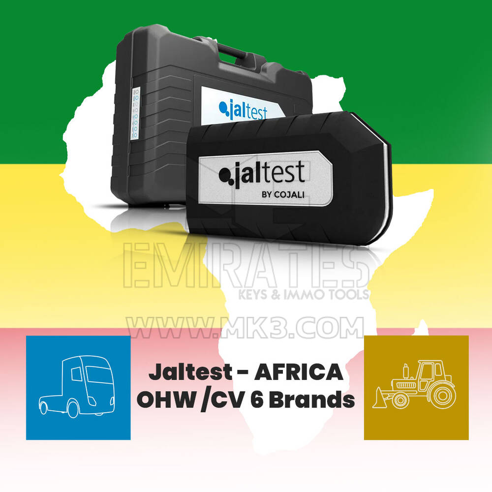 JALTEST AFRICA CV / OHW 6 Brands Kit Diagnostics For Commercial Vehicle & Off-highway And Construction