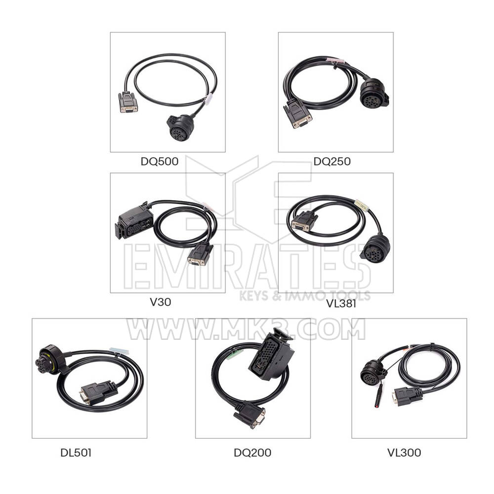 Adaptateur de données de boîte de vitesses GODIAG GT107+ DSG Plus + câble de boîte de vitesses GT107+, ensemble 7 en 1 | MK3