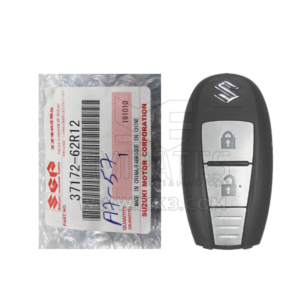Brand New Suzuki Genuine/OEM Smart Remote Key 2 Buttons 433MHz 37172-62R12 3717262R12 / FCCID: CWTR68P0 | Emirates Keys