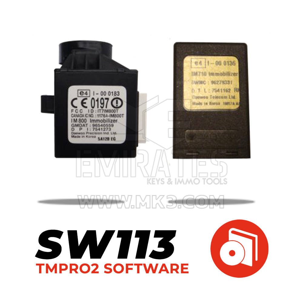 Tmpro SW 113 - Daewoo-Chevrolet immobox ID48