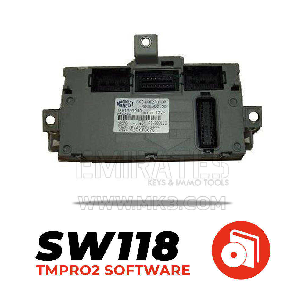 Tmpro SW 118 - Lettore chiavi Alfa Romeo-Fiat