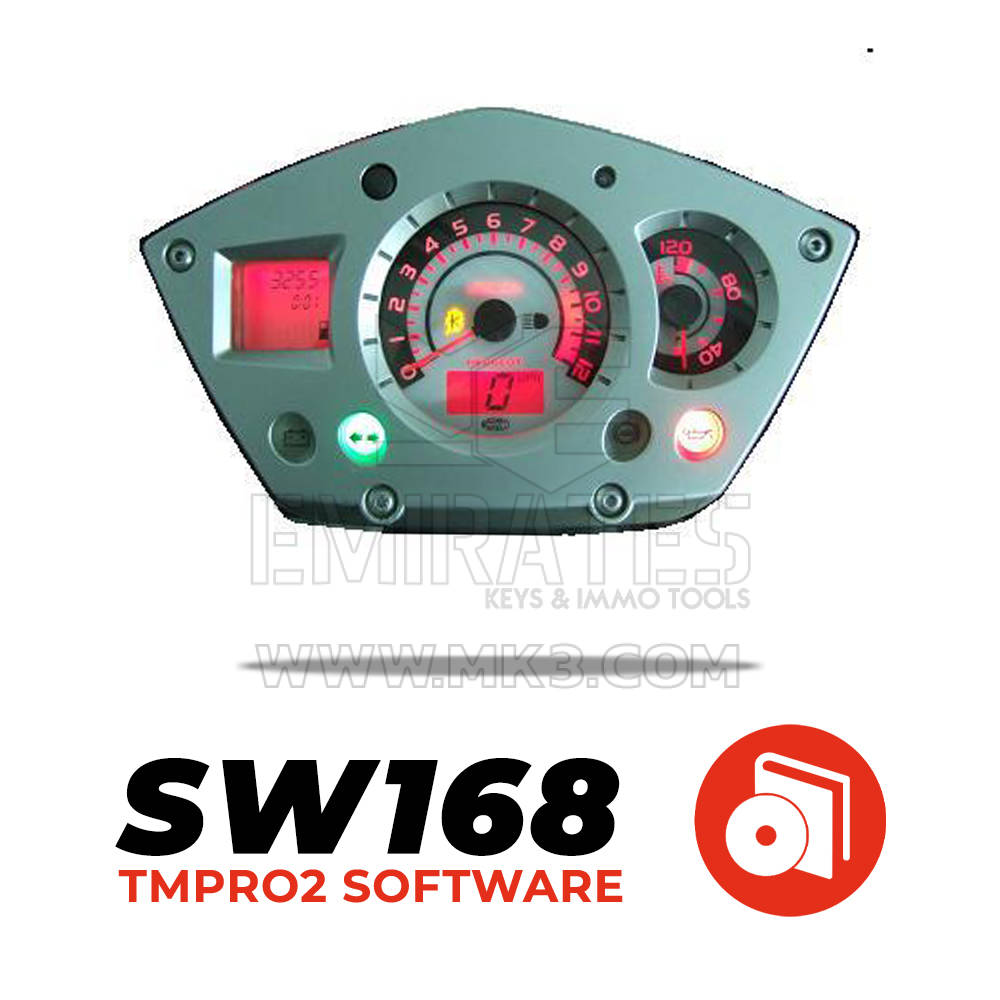 Tmpro SW 168 - Peugeot JetForce dashboard