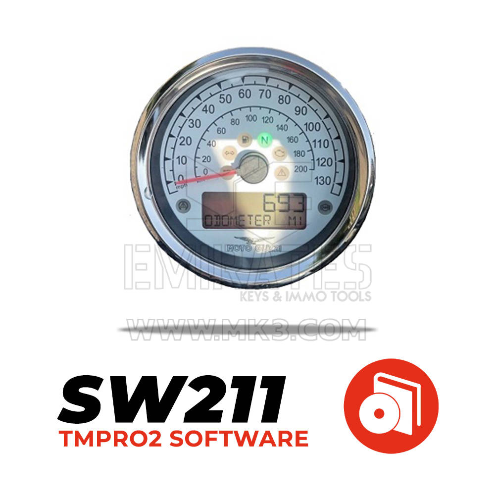 TMPro SW 211 - Cruscotto Moto Guzzi tipo 2