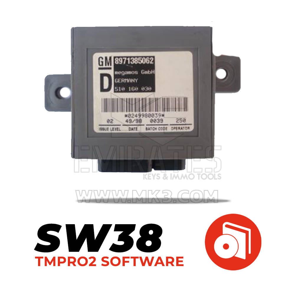 Tmpro SW 38 - Opel-Isuzu immobox Megamos