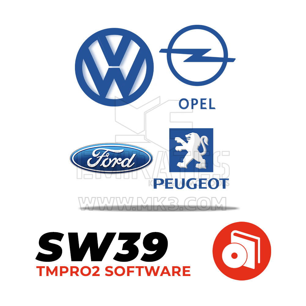 Tmpro SW 39 - PSA VAG Opel Nissan Ford Mitsubishi nouvelle puce