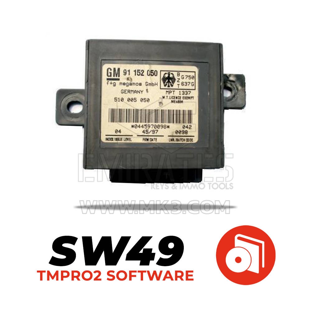 Tmpro SW 49 - Opel-Isuzu immobox Megamos tipo 2