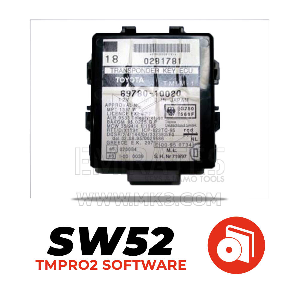 Tmpro SW 52 - Toyota immobox ID33