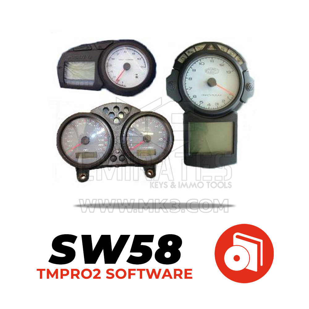 Tmpro SW 58 - Painel de motos Ducati Marelli