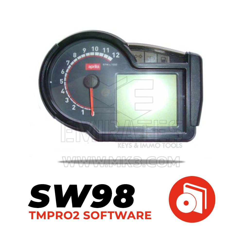 Tmpro SW 98 - Painel de scooter Aprilia Digitek