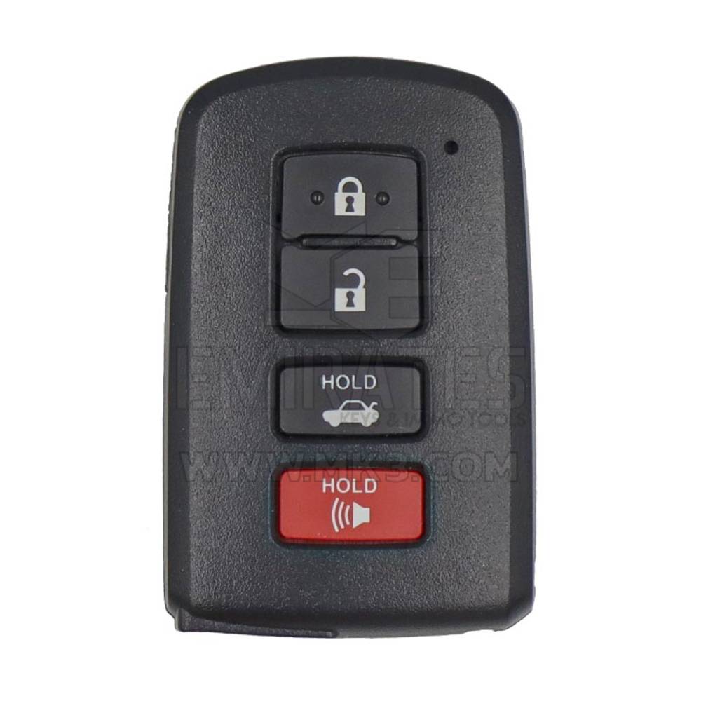 Toyota Camry 2012-2017 Orijinal Akıllı Anahtar 4 Düğme 312.11/314.35MHz 89904-33450 / 89904-06140