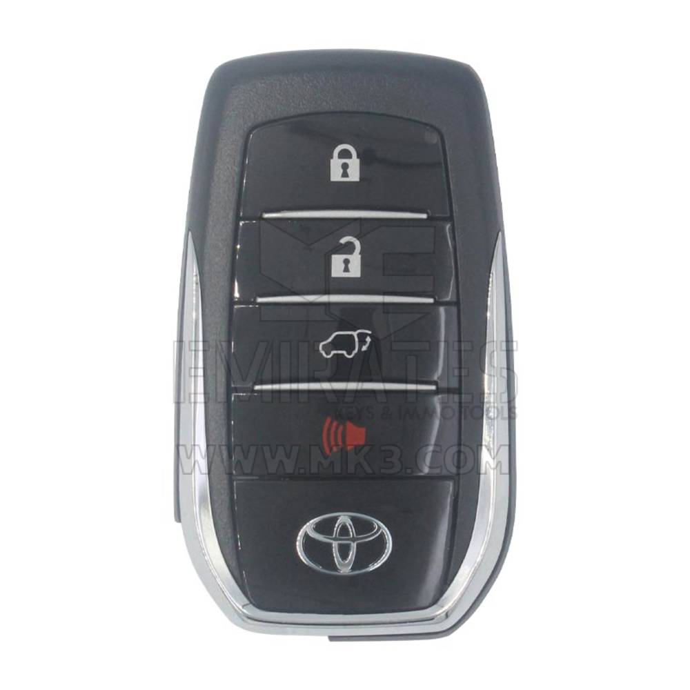 Toyota Fortuner 2016-2022 Chiave telecomando intelligente originale 4 pulsanti 433 MHz