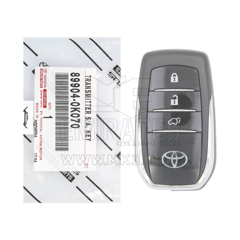 remote control toyota fortuner