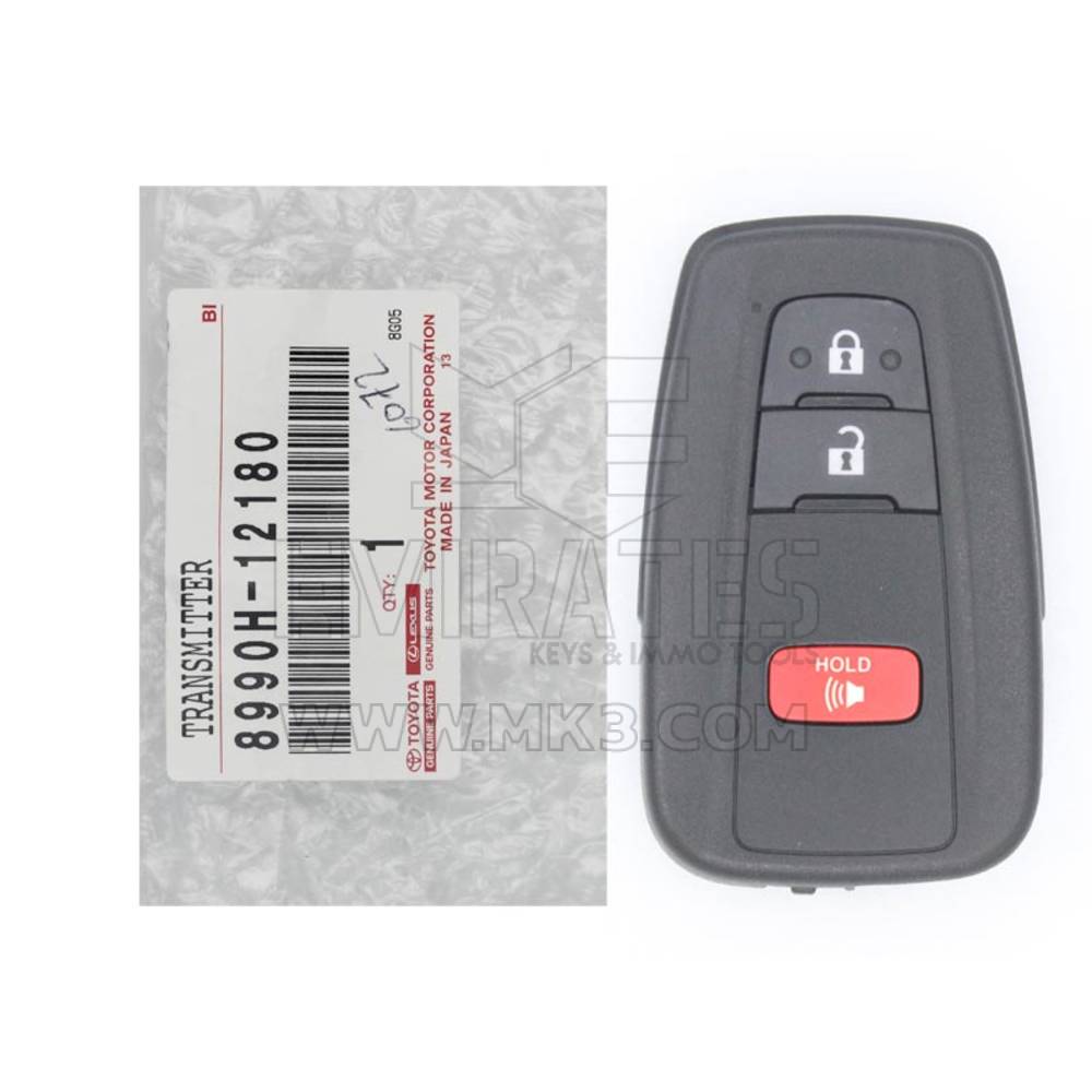 Brand New Toyota Corolla 2019-2021 Genuine/OEM Smart Remote Key 3 Buttons 315MHz 8990H-12180 8990H12180 / FCC ID: HYQ14FBN | Emirates Keys