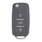 KeyDiy KD Универсальный выкидной дистанционный ключ с 3 кнопками Volkswagen Type NB08-3