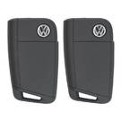 New Brand VW MQB BA New Type 2x Flip Remote Key 3 Buttons 433MHz With Lock Set  for Volkswagen  | Emirates Keys -| thumbnail