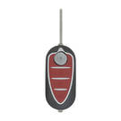 Alfa Romeo Remote Key, Novo Alfa Romeo Mito Flip Remote Key 3 Botões Delphi BSI Tipo 433MHz PCF7946 Transponder - MK3 Remotes | Chaves dos Emirados -| thumbnail