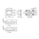 Toyota Akıllı Uzaktan Anahtarlar için Orijinal Düğme Dokunsal Anahtarı 4.9X3.2X2.5H - MK17020 - f-3 -| thumbnail