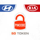 Calculadora Pincode on-line KIA e Hyundai 50 Token