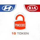 Calculadora de código PIN on-line KIA e Hyundai 10 Token