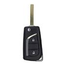 Coque de clé télécommande rabattable Toyota Corolla 2 boutons lame VA2 de haute qualité, coque de clé télécommande Emirates Keys, remplacement de coques de porte-clés à bas prix. -| thumbnail