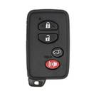Toyota Smart Remote Key Shell 4 Botões Botão Tronco SUV