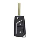Toyota Corolla Flip Remote Shell 2 Buttons TOY48 Blade High Quality, Emirates Keys Remote key cover, Key fob shells replacement at Low Prices. -| thumbnail
