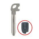 Toyota Yaris 2014 Smart Key Télécommande Lame