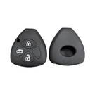 Coque en silicone pour clé à distance Toyota 2007-2011 3 boutons