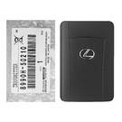 Brand New Lexus LS500 ES350 2019-2020 Genuine/OEM Smart Key Card Codice produttore: 8990H-50210, 8990H50210 | Chiavi degli Emirati -| thumbnail