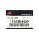 New Mitsubishi Eclipse Cross 2022 Genuine / OEM Smart Remote Key 2 Buttons 433MHz OEM Part Number: 285E3W440P - FCC ID: GHR-M014 | Emirates Keys -| thumbnail