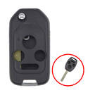 Honda Modified Flip Remote Shell 3+1 Buttons