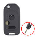 Honda Modified Flip Remote Shell 2+1 Button Laser Blade