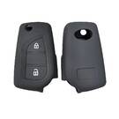 جراب من السيليكون لمفتاح Toyota Flip Remote Key 2 أزرار