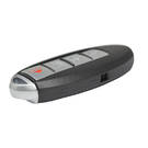 Новый послепродажный Nissan Smart Remote Key Shell 3 + 1 кнопка с боковой канавкой Правый тип батареи Высокое качество Лучшая цена | Ключи Эмирейтс -| thumbnail