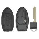 High Quality Nissan Infiniti Smart Remote Key Shell 3+1 Button Left Battery Type, Emirates Keys Remote key cover, Key fob shells replacement at Low Prices. -| thumbnail