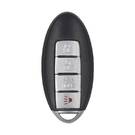 Coque de clé télécommande intelligente Nissan Infiniti, bouton 3+1, Type de batterie gauche