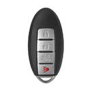 Nissan Altima 2013-2018 Carcasa de llave remota inteligente 3+1 botón tipo batería izquierda