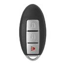 Nissan Smart Remote Key Shell 2+1 Botão Esquerdo Tipo de Bateria