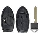 High Quality Nissan Infiniti Smart Key Shell 2+1 Button With Side Groove Right Battery Type, Emirates Keys Key fob shells replacement at Low Prices. -| thumbnail