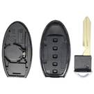 Pós-venda de alta qualidade Infiniti Smart Remote Key Shell 4 + 1 botão esquerdo tipo de bateria, Emirates Keys tampa da chave remota | Chaves dos Emirados -| thumbnail