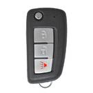 Nissan Rogue Flip Remote Key Shell 2+1 Botón